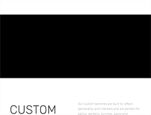 Tablet Screenshot of custombenches.com